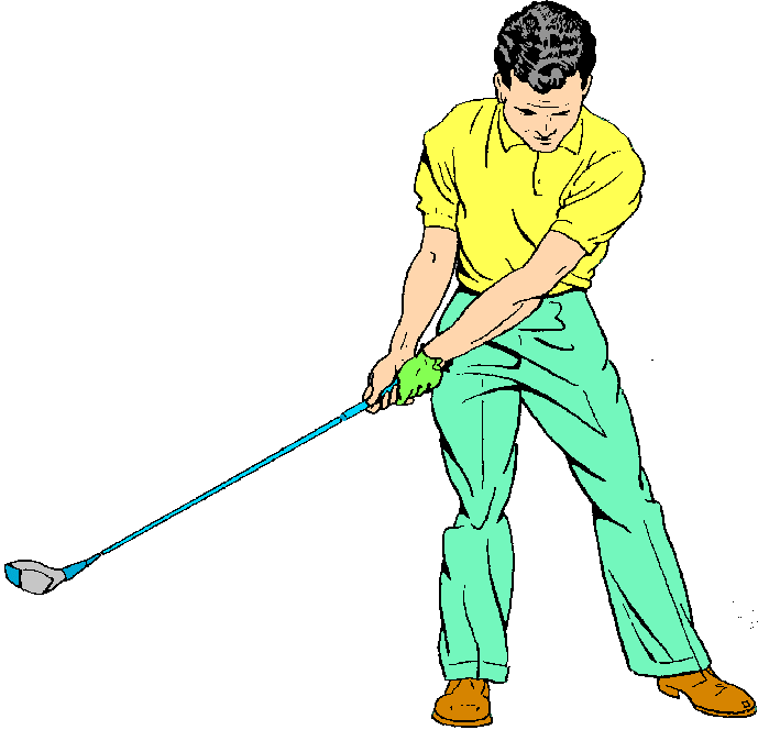 Golfing sport graphics