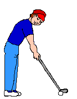 Golfing sport graphics