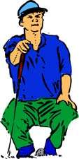 Golfing sport graphics