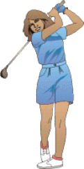 Golfing sport graphics