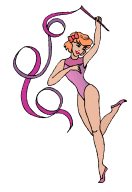 Gymnastics sport graphics