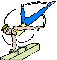 Gymnastics sport graphics