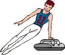 Gymnastics sport graphics
