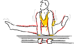 Gymnastics sport graphics