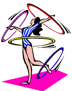 Gymnastics sport graphics