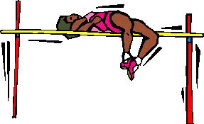 High jump sport graphics