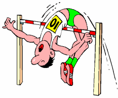 High jump sport graphics