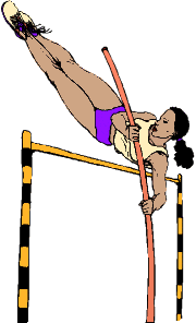 High jump sport graphics