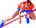 High jump sport graphics