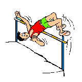 High jump sport graphics