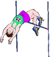 High jump sport graphics