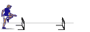 Hurdle race sport graphics