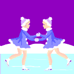 Ice skating sport graphics