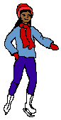 Ice skating sport graphics
