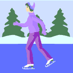 Ice skating sport graphics