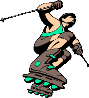 Inline skating sport graphics