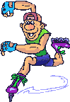 Inline skating sport graphics