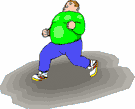 Jogging sport graphics