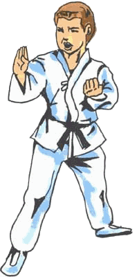 Karate sport graphics