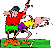 Long jump sport graphics