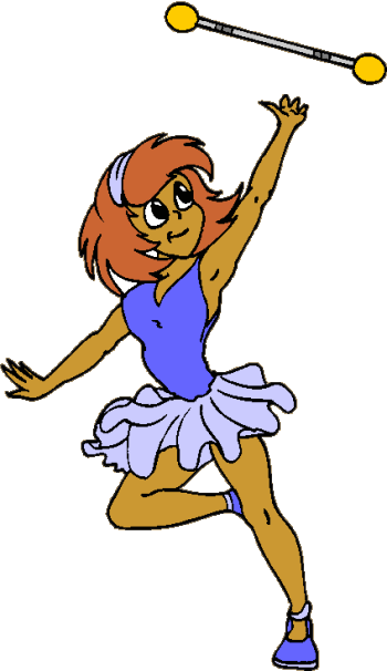 majorette twirling coloring pages - photo #34