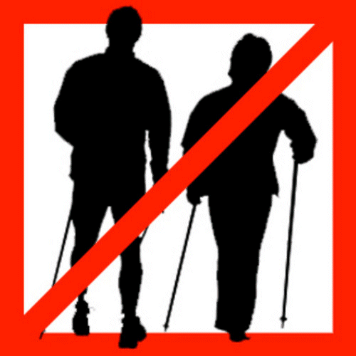 Nordic walking sport graphics