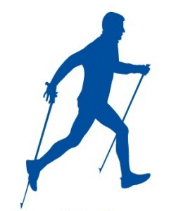 Nordic walking sport graphics