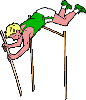 Pole vault sport graphics