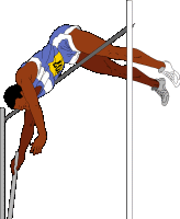 Pole vault sport graphics