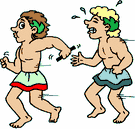 Relay race sport graphics