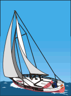 Sailing sport graphics