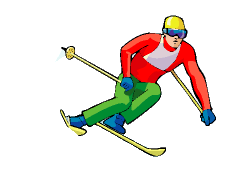 Skiing sport graphics