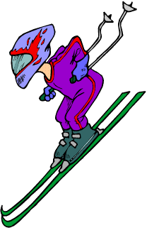 Skiing sport graphics