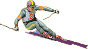 Skiing sport graphics