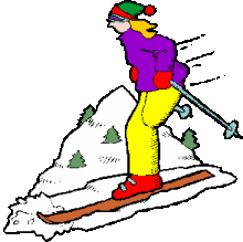 Skiing sport graphics