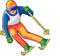 Skiing sport graphics