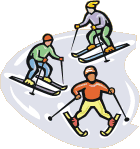 Skiing sport graphics