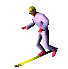 Skiing sport graphics