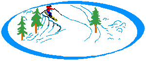 Skiing sport graphics