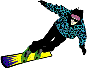 Snowboarding sport graphics