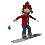 Snowboarding sport graphics