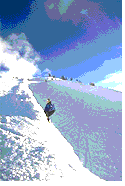 Snowboarding sport graphics