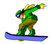 Snowboarding sport graphics