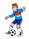 Soccer players sport graphics