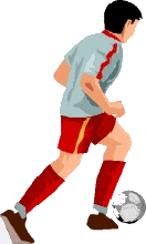 Soccer players sport graphics
