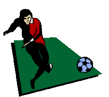 Soccer players sport graphics