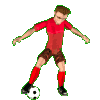 Soccer players sport graphics