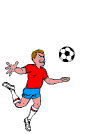Soccer players sport graphics