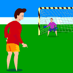 Soccer players sport graphics