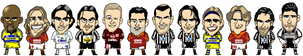 Soccer players sport graphics